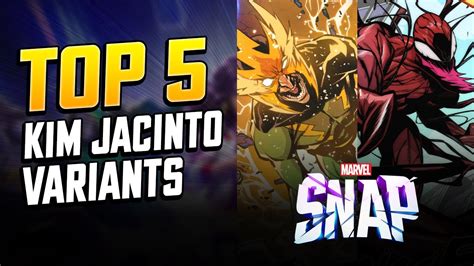 kim jacinto marvel snap|Top 5 BEST Kim Jacinto Variants In Marvel Snap!